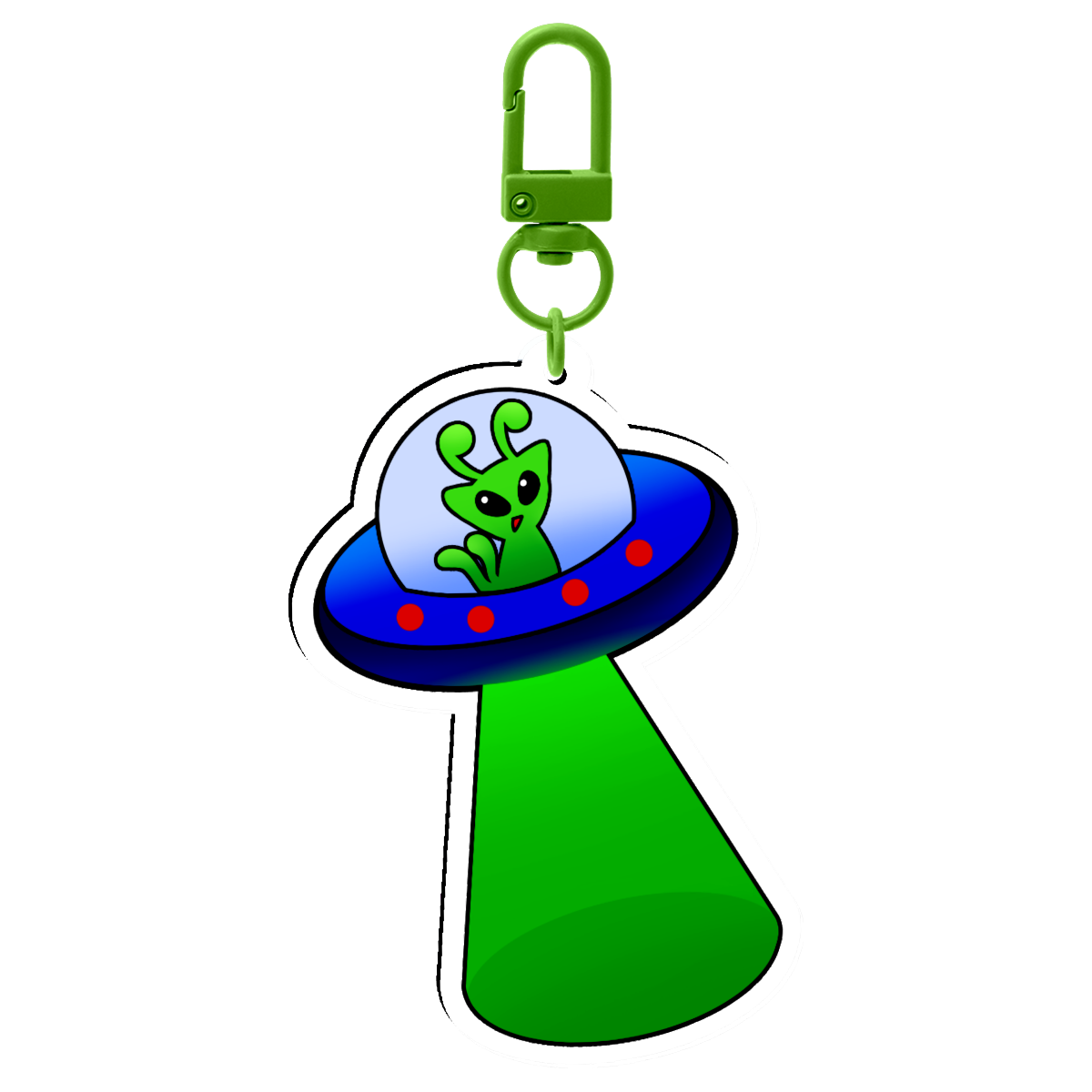 *PREORDER* Alien cat keychain