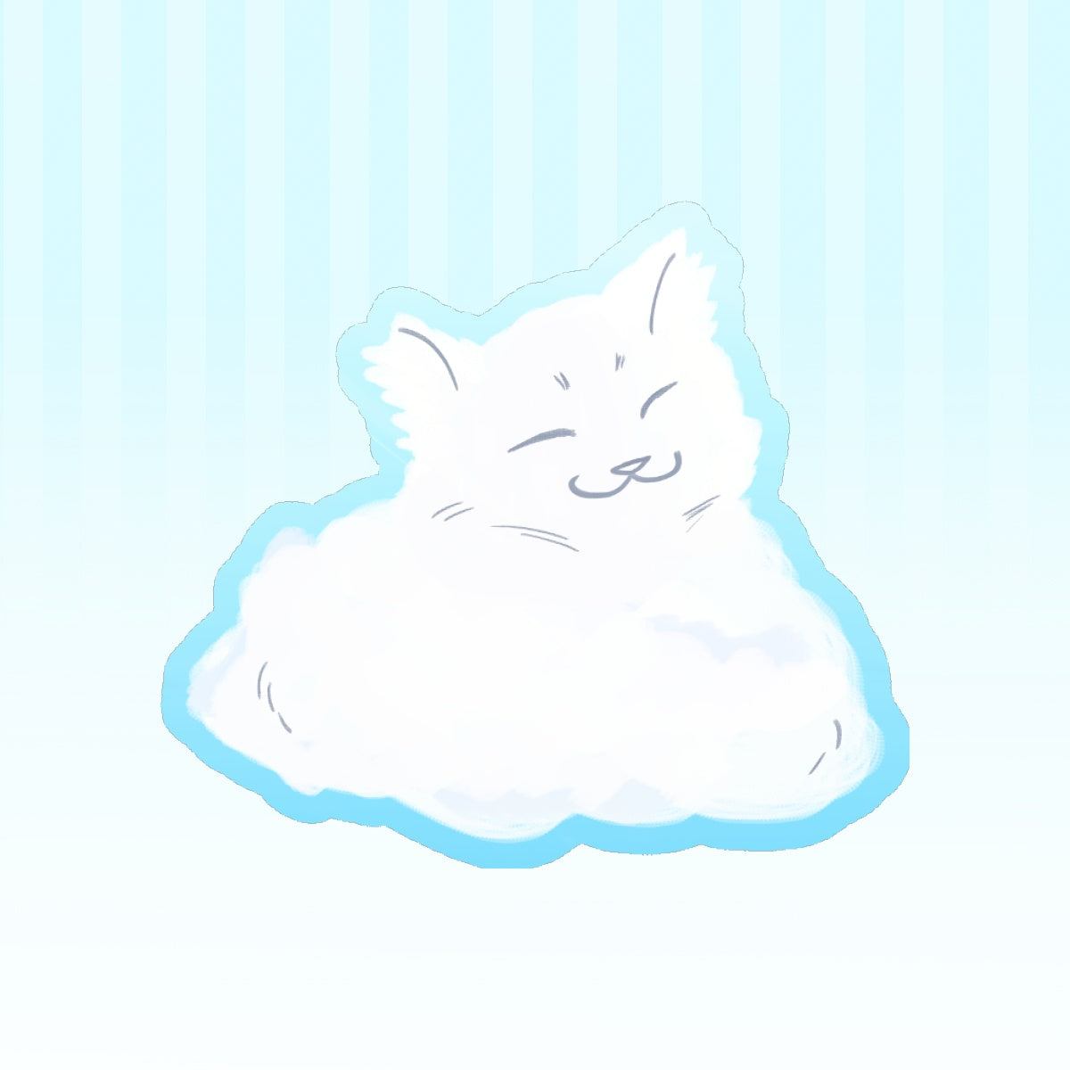 *PREORDER* Cloud Cat sticker