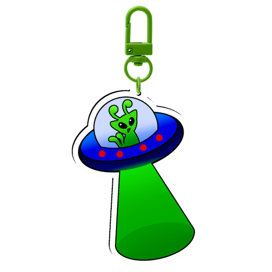 *PREORDER* Alien cat keychain