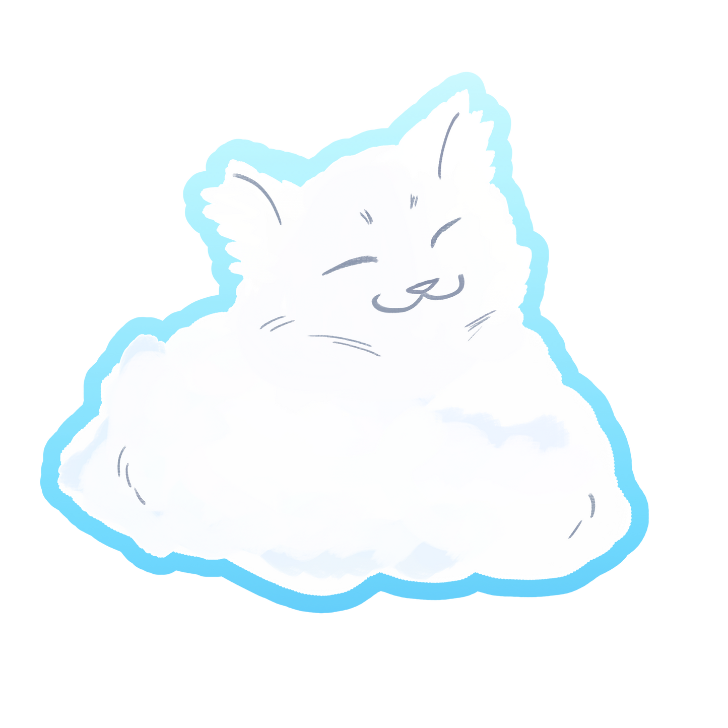 *PREORDER* Cloud Cat sticker