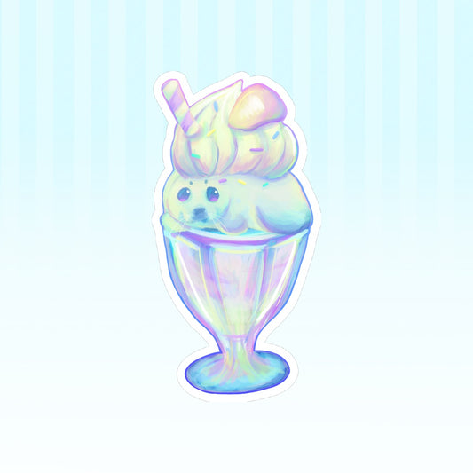 *PREORDER* Seal sundae sticker